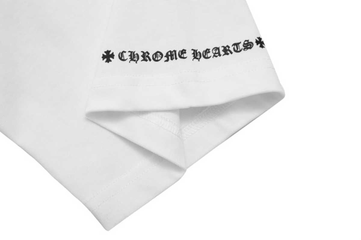 Chrome Hearts Horse Shoe Logo Pocket Black Tee