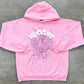 Sp5der OG Web Hoodie 'Pink"